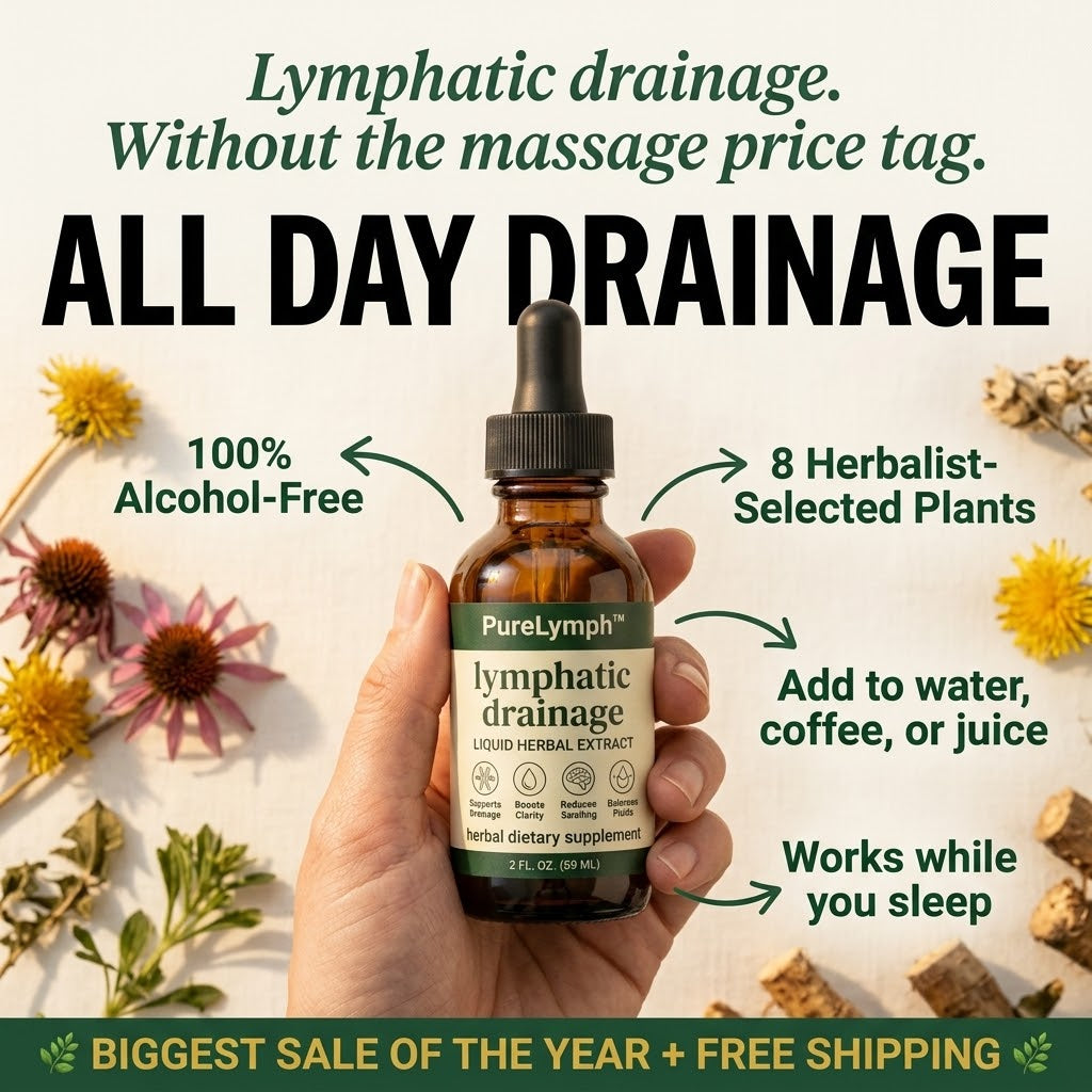 New Maximum Potency Formula - Lymphatic Drainage Drops by PureLymph™