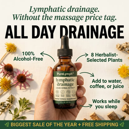 New Maximum Potency Formula - Lymphatic Drainage Drops by PureLymph™